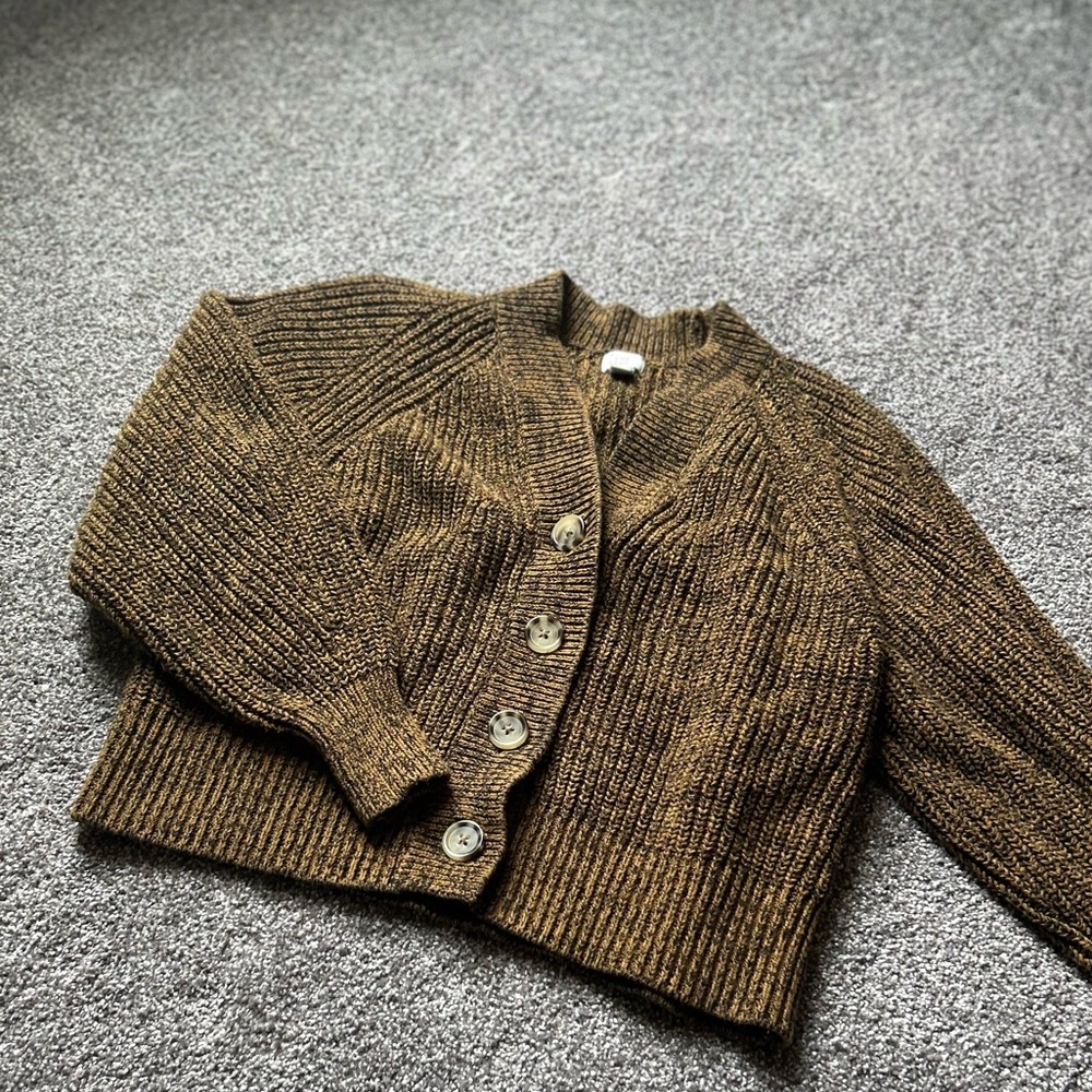 Chunky Brown Cardigan